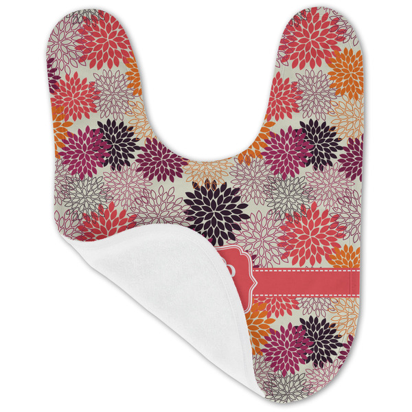 Mums Flower Baby Bib - AFT folded