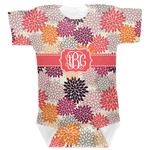 Mums Flower Baby Bodysuit 6-12 (Personalized)