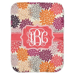 Mums Flower Baby Swaddling Blanket (Personalized)