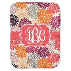 Mums Flower Baby Swaddling Blanket (Personalized)