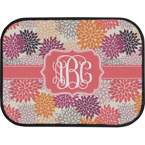 Mums Flower Custom Car Floor Mats (Back Seat)