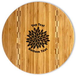 Mums Flower Bamboo Cutting Board (Personalized)