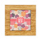 Mums Flower Bamboo Trivet with Ceramic Tile Insert (Personalized)