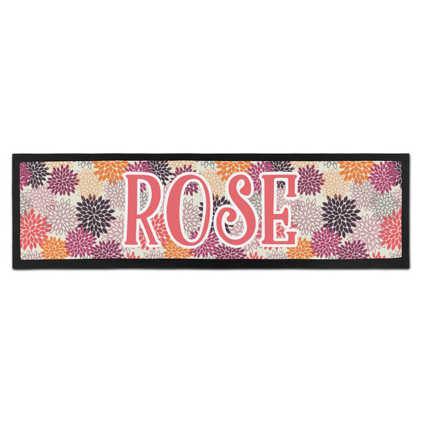 Custom Mums Flower Bar Mat - Large (Personalized)