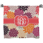 Mums Flower Bath Towel (Personalized)