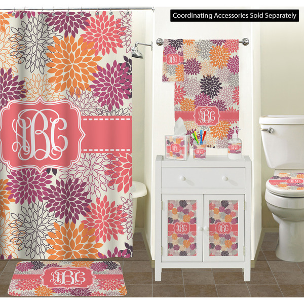 Mums Flower Bathroom Scene