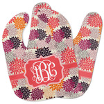 Mums Flower Baby Bib w/ Monogram
