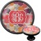 Mums Flower Cabinet Knob (Black) (Personalized)
