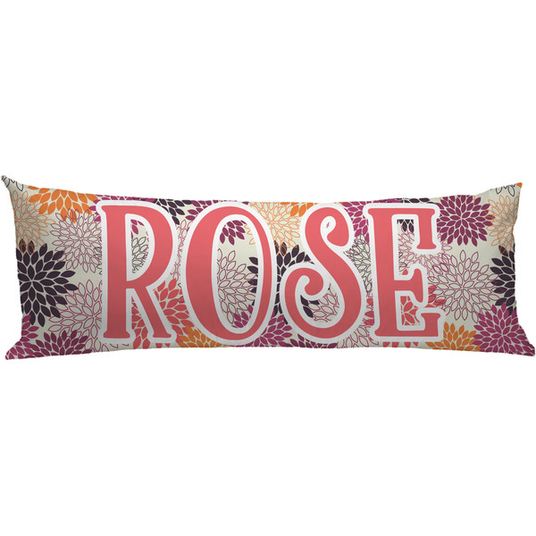 Custom Mums Flower Body Pillow Case (Personalized)