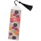 Mums Flower Bookmark with tassel - Flat