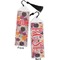 Mums Flower Bookmark with tassel - Front and Back