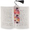 Mums Flower Bookmark with tassel - In book