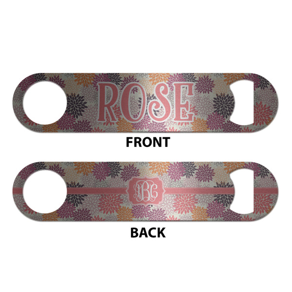 Mums Flower Bottle Opener - Front & Back