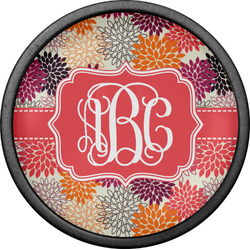 Mums Flower Cabinet Knob (Black) (Personalized)