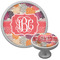 Mums Flower Cabinet Knob (Silver) (Personalized)