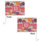 Mums Flower Car Flag - 11" x 8" - Front & Back View