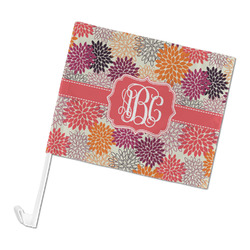 Mums Flower Car Flag - Large (Personalized)
