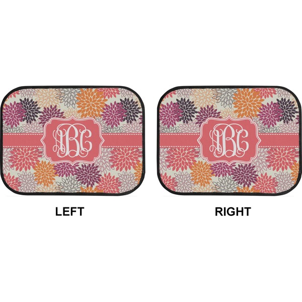 Mums Flower Car Floor Mats (Back Seat) (Approval)