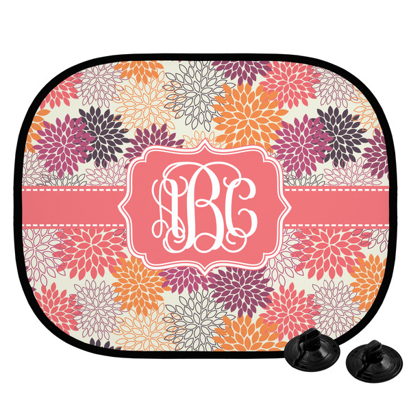 Custom Mums Flower Car Side Window Sun Shade (Personalized)