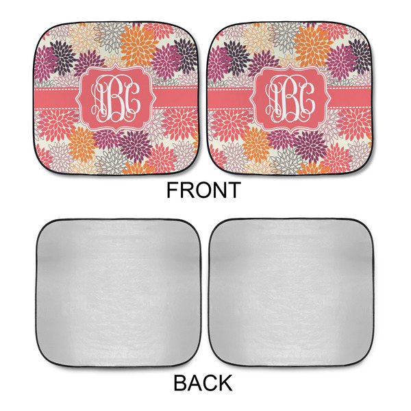 Mums Flower Car Sun Shades - APPROVAL