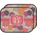 Mums Flower Car Floor Mats (Back Seat) (Personalized)