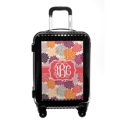 Mums Flower Carry On Hard Shell Suitcase (Personalized)
