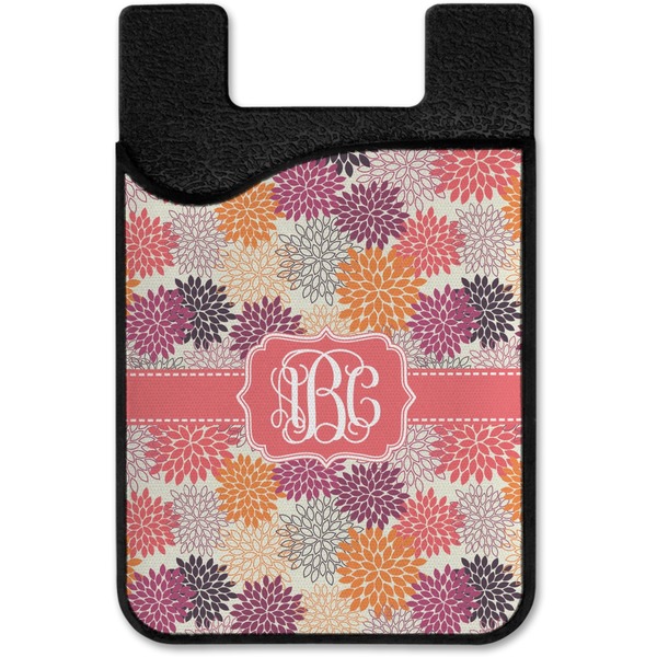 Mums Flower Cell Phone Credit Card Holder