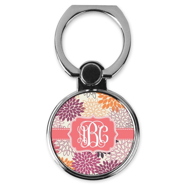 Custom Mums Flower Cell Phone Ring Stand & Holder (Personalized)