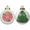 Mums Flower Ceramic Christmas Ornament - X-Mas Tree (APPROVAL)