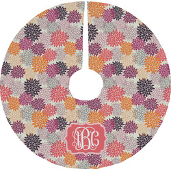 Mums Flower Tree Skirt (Personalized)