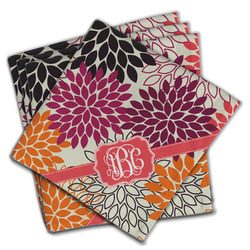 Mums Flower Cloth Napkins (Set of 4) (Personalized)