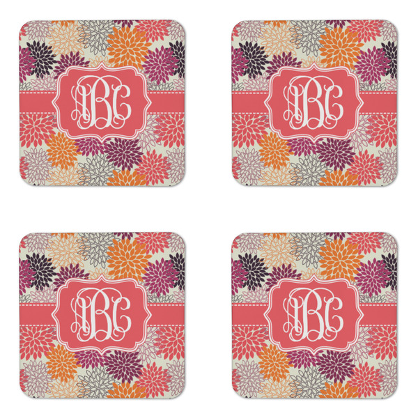 Mums Flower Coaster Set - APPROVAL