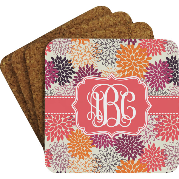 Mums Flower Coaster Set (Personalized)