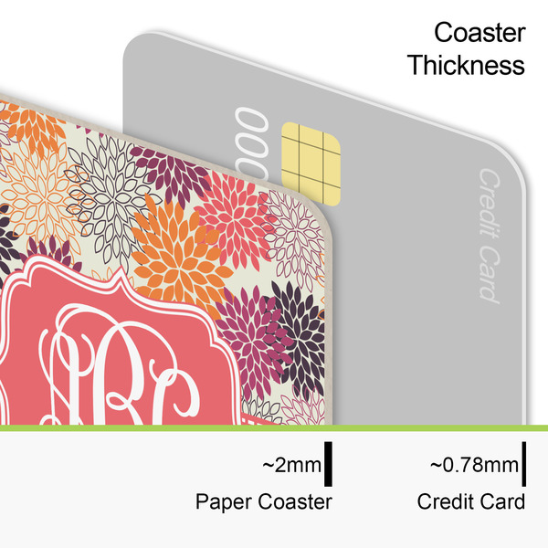 Mums Flower Coaster Thickness