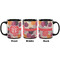 Mums Flower Coffee Mug - 11 oz - Black APPROVAL