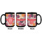 Mums Flower Coffee Mug - 15 oz - Black APPROVAL