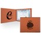 Mums Flower Leatherette Certificate Holder (Personalized)