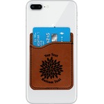 Mums Flower Leatherette Phone Wallet (Personalized)