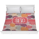 Mums Flower Comforter - King (Personalized)