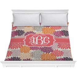 Mums Flower Comforter - King (Personalized)