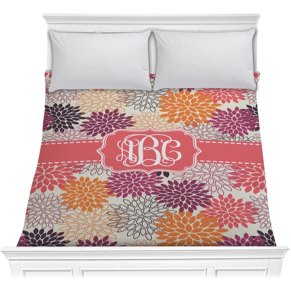 Custom Mums Flower Comforter - Full / Queen (Personalized)