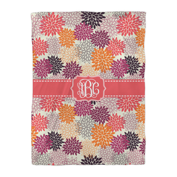 Mums Flower Comforter - Twin XL - Front