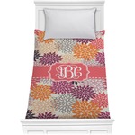 Mums Flower Comforter - Twin (Personalized)