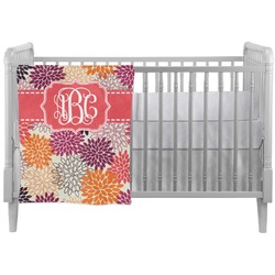 Mums Flower Crib Comforter / Quilt (Personalized)