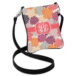 Mums Flower Cross Body Bag - 2 Sizes (Personalized)
