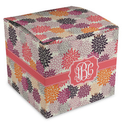 Mums Flower Cube Favor Gift Boxes (Personalized)