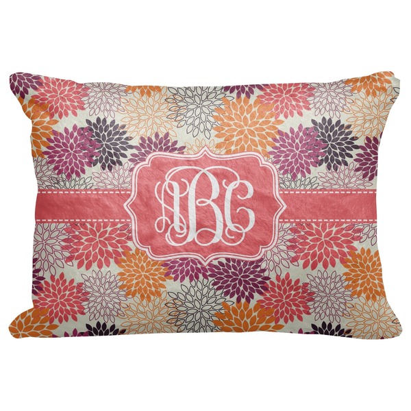Custom Mums Flower Decorative Baby Pillowcase - 16"x12" (Personalized)