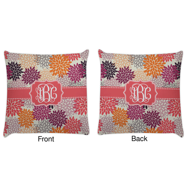 Mums Flower Decorative Pillow Case - Approval