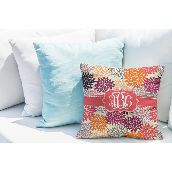 Mums Flower Decorative Pillow Case - LIFESTYLE 2