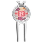 Mums Flower Golf Divot Tool & Ball Marker (Personalized)
